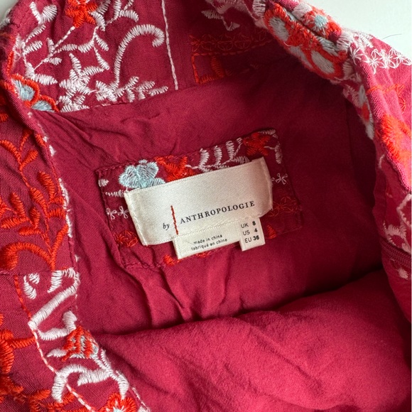 Anthropologie Embroidered Skirt - Picture 4 of 6